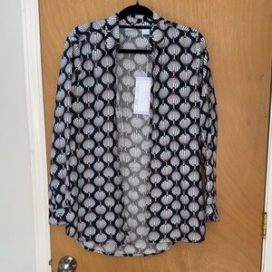 Shell Pattern Button Up